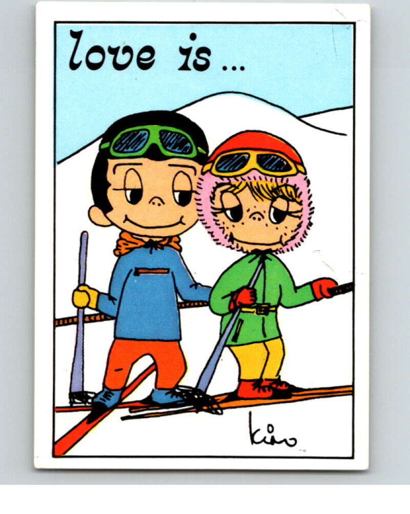 1977 Italy Panini Love Is... Albulm Sticker #163 - V54870 Image 1