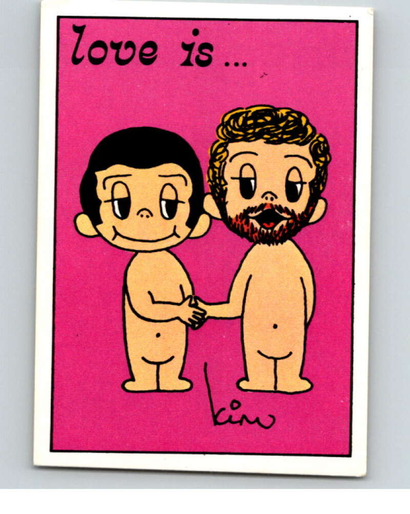 1977 Italy Panini Love Is... Albulm Sticker #166 - V54871 Image 1