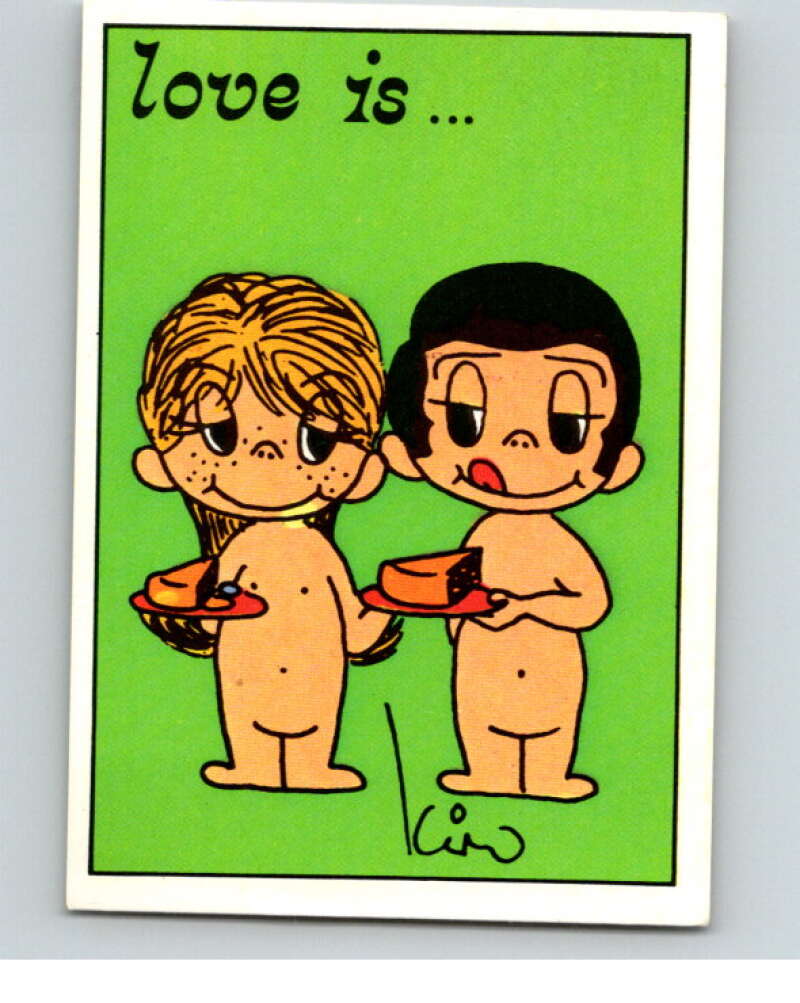 1977 Italy Panini Love Is... Albulm Sticker #185 - V54881 Image 1