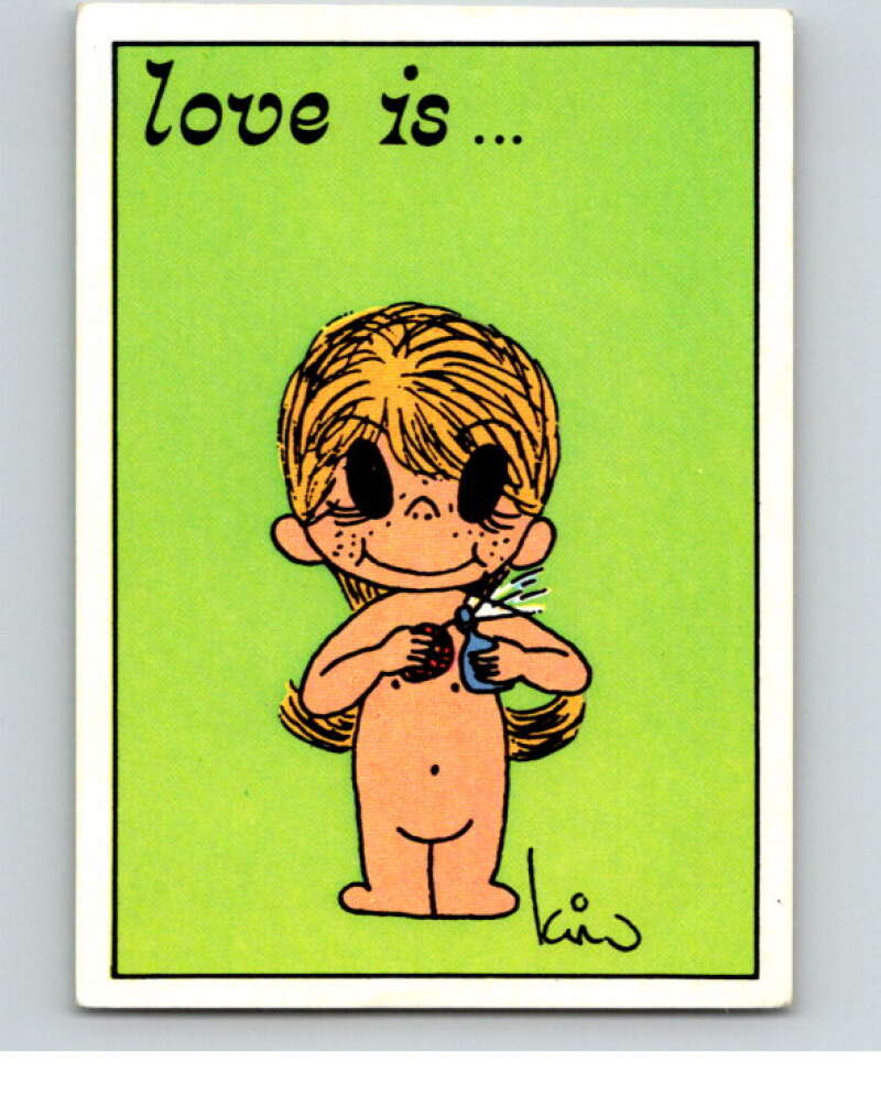 1977 Italy Panini Love Is... Albulm Sticker #188 - V54882 Image 1