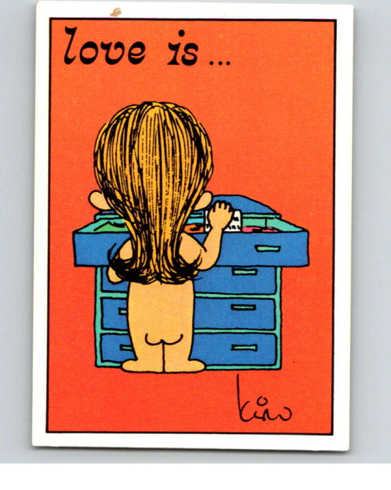 1977 Italy Panini Love Is... Albulm Sticker #192 - V54884 Image 1