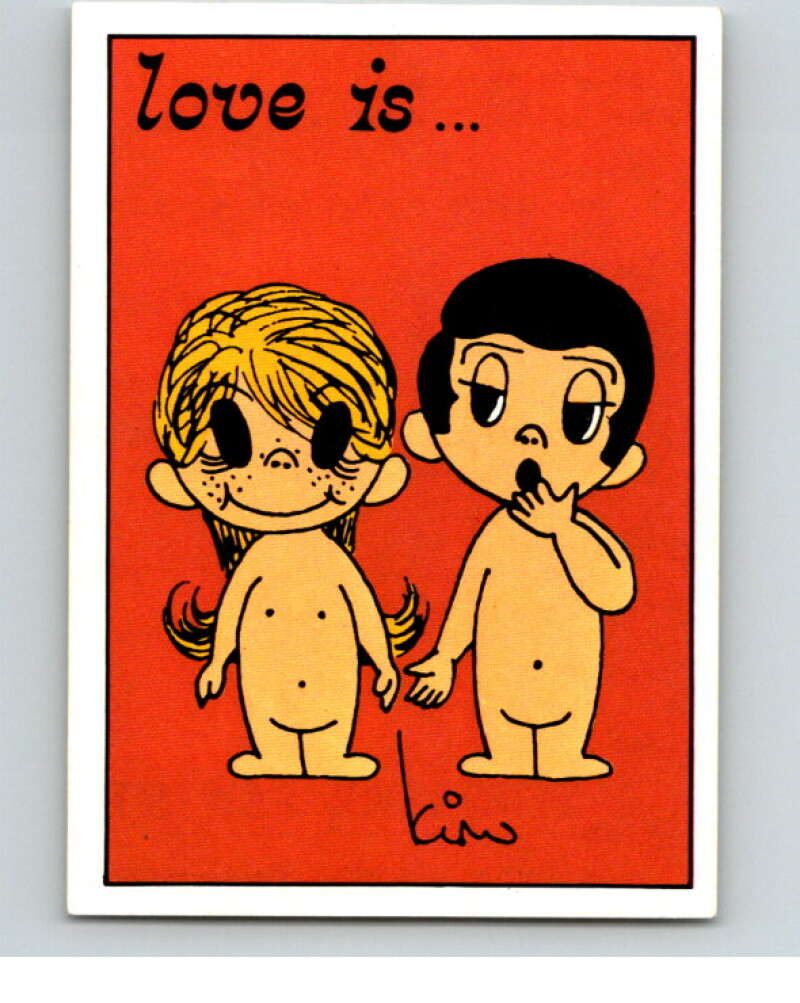 1977 Italy Panini Love Is... Albulm Sticker #197 - V54886 Image 1