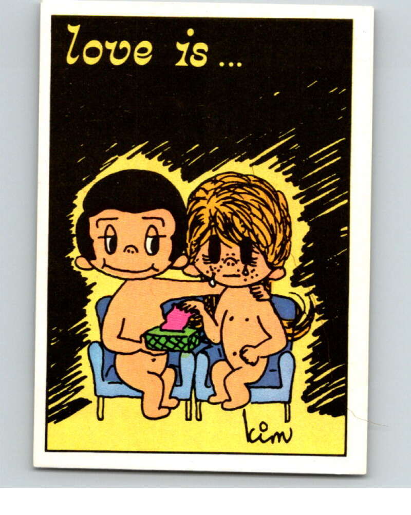 1977 Italy Panini Love Is... Albulm Sticker #198 - V54887 Image 1