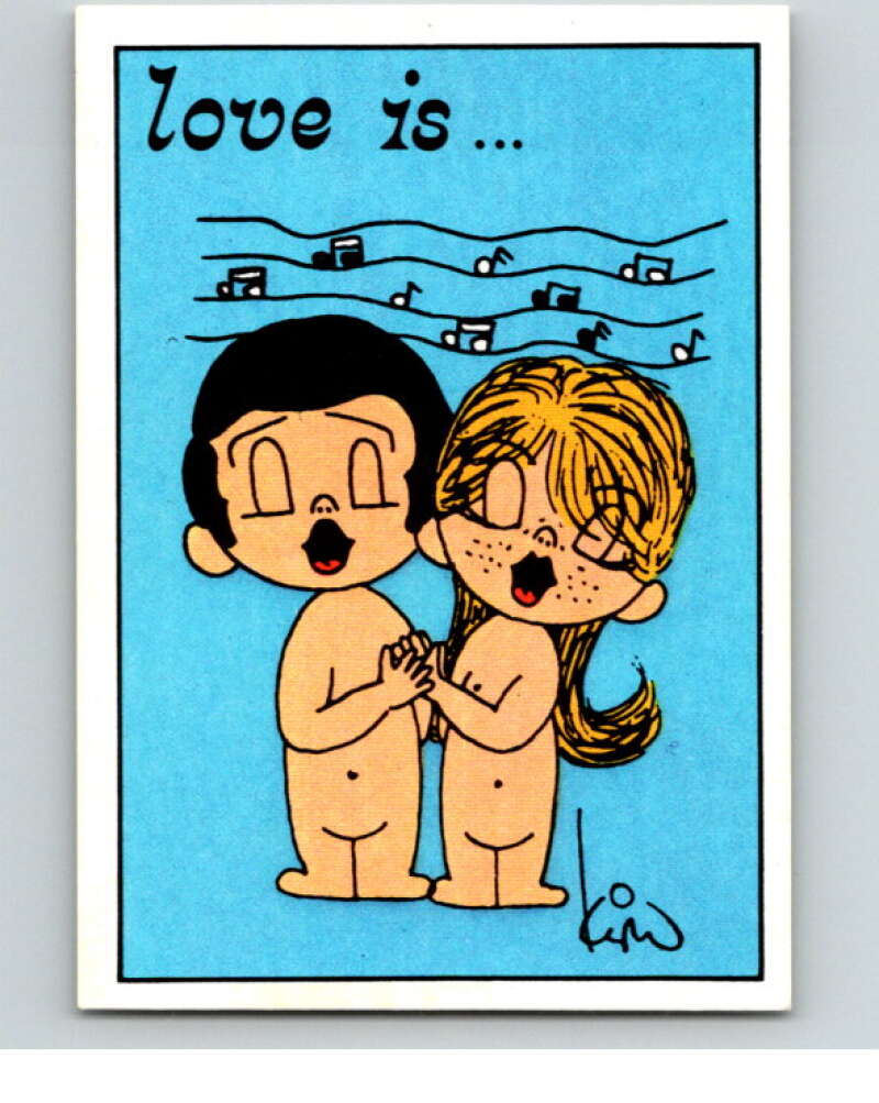 1977 Italy Panini Love Is... Albulm Sticker #199 - V54888 Image 1