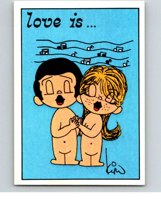 1977 Italy Panini Love Is... Albulm Sticker #199 -  V54888 Image 1