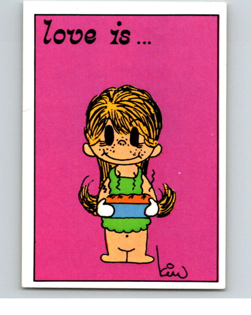 1977 Italy Panini Love Is... Albulm Sticker #201 - V54890 Image 1
