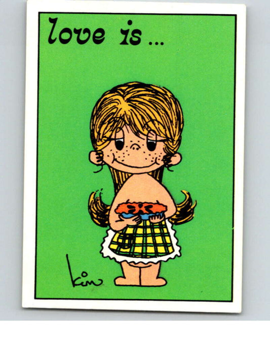 1977 Italy Panini Love Is... Albulm Sticker #203 -  V54892 Image 1