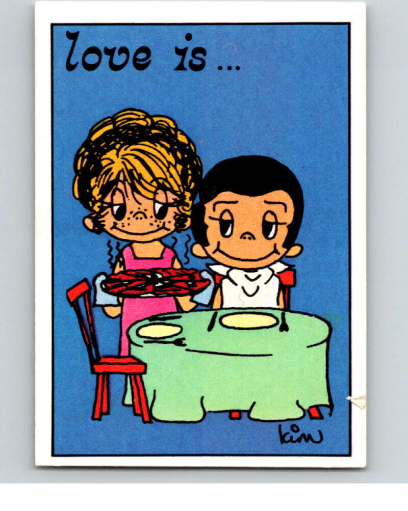 1977 Italy Panini Love Is... Albulm Sticker #206 - V54894 Image 1