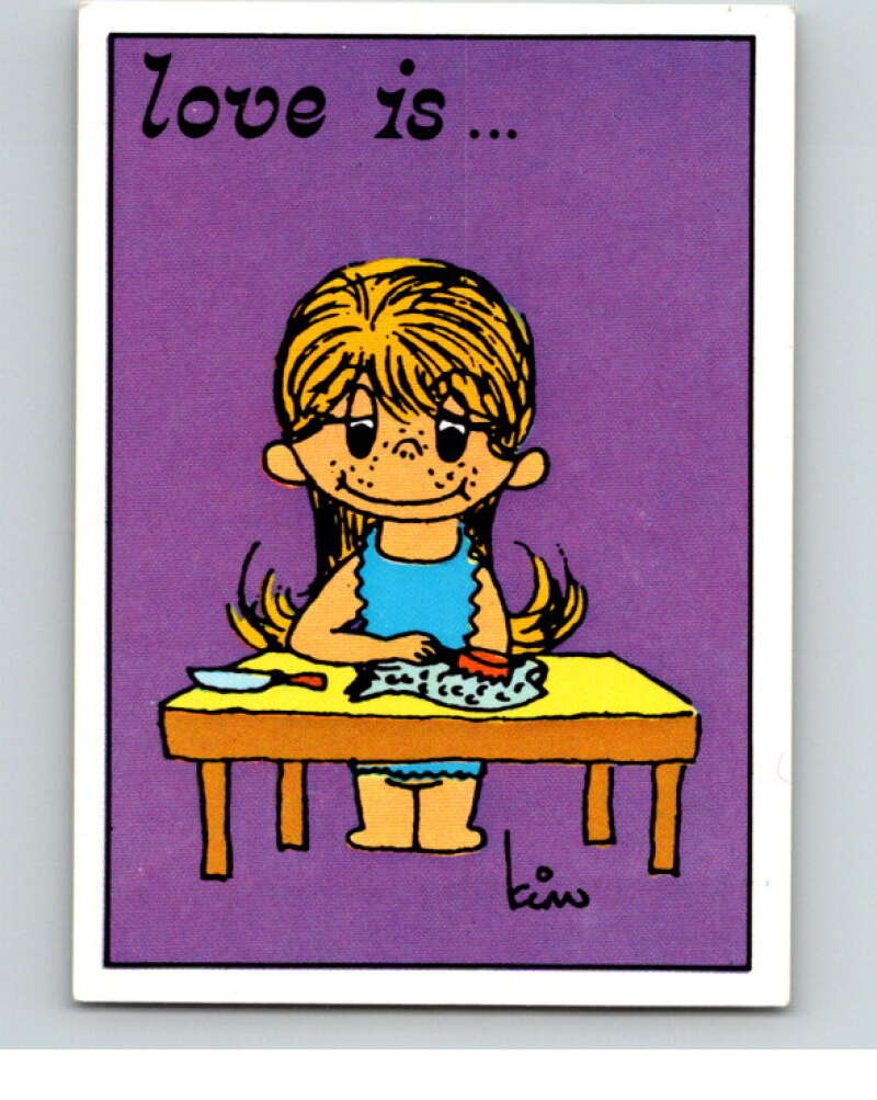1977 Italy Panini Love Is... Albulm Sticker #207 - V54895 Image 1