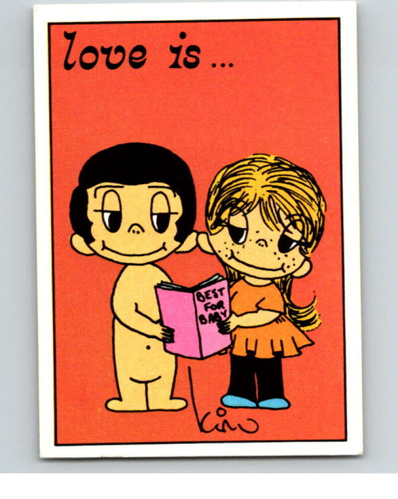 1977 Italy Panini Love Is... Albulm Sticker #233 - V54909 Image 1