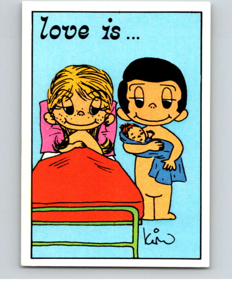 1977 Italy Panini Love Is... Albulm Sticker #235 - V54910 Image 1