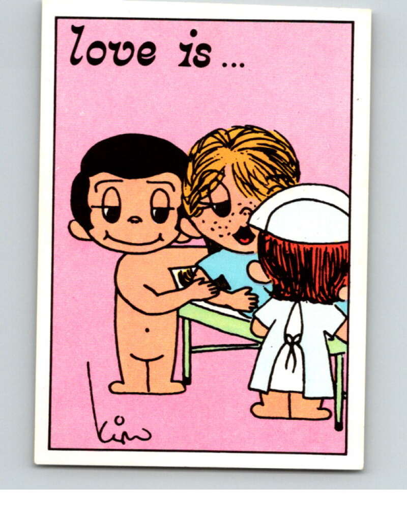 1977 Italy Panini Love Is... Albulm Sticker #242 - V54913 Image 1