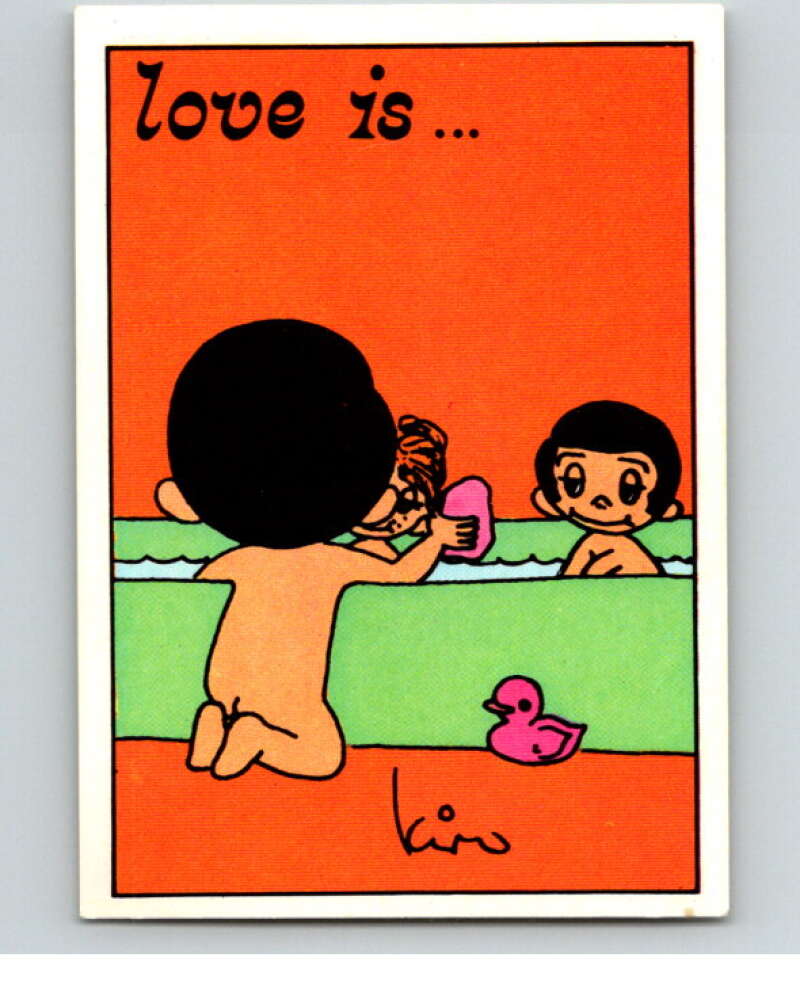 1977 Italy Panini Love Is... Albulm Sticker #244 - V54914 Image 1