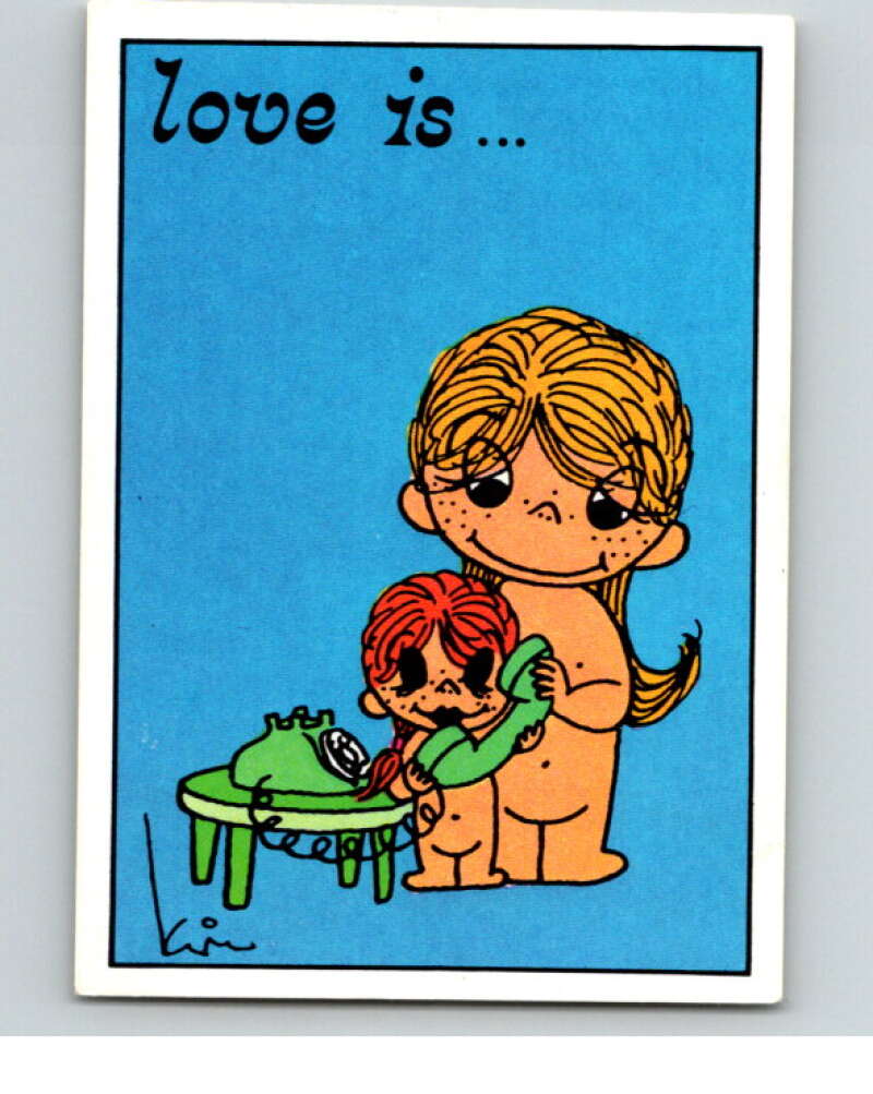 1977 Italy Panini Love Is... Albulm Sticker #251 - V54918 Image 1