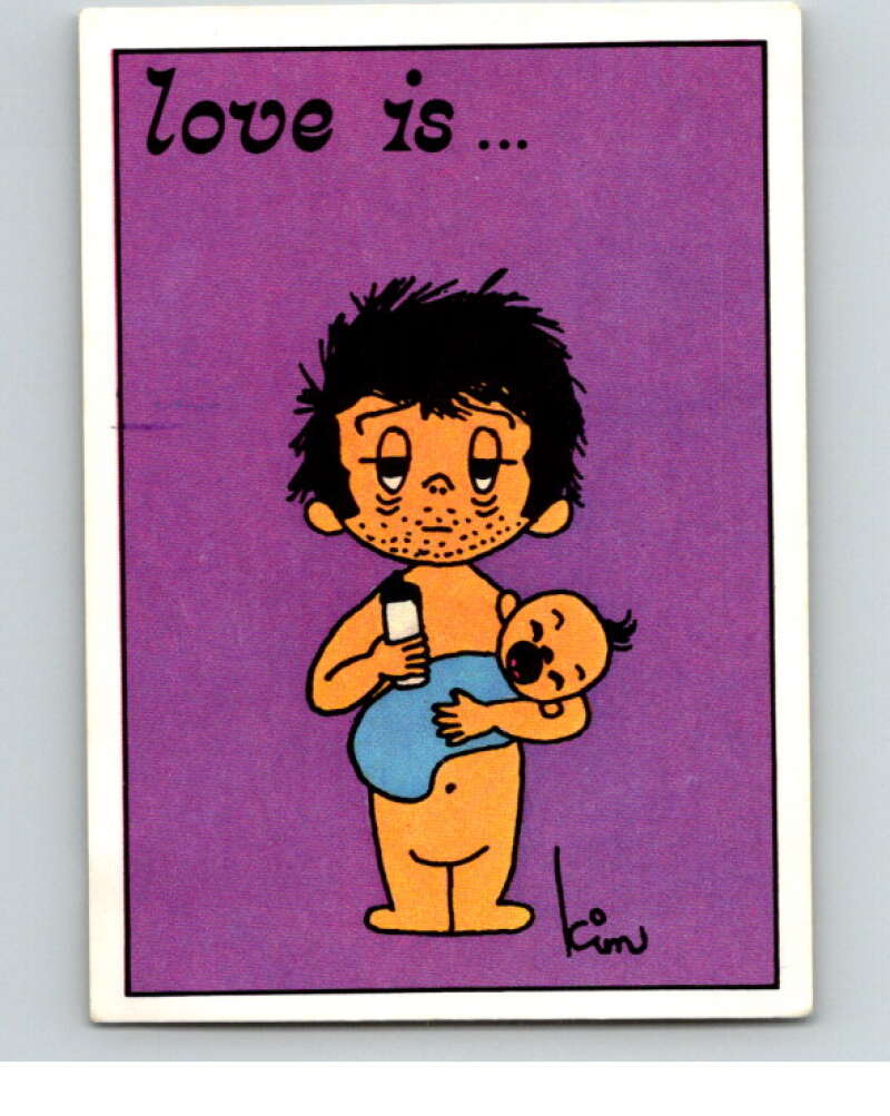 1977 Italy Panini Love Is... Albulm Sticker #256 - V54919 Image 1