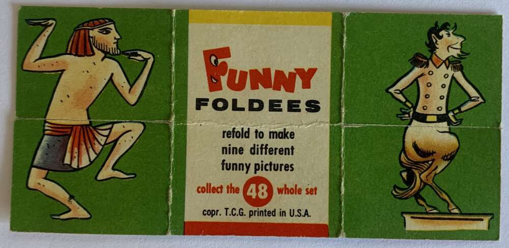 1948 Topps Funny Foldees #48 Ha HA HA, Tee Hee Hee! V54948 Image 1
