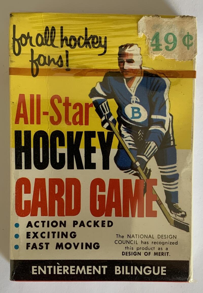1962 All-Star Hockey Card Game Vintage - Sealed in original package - VL59993 Image 1