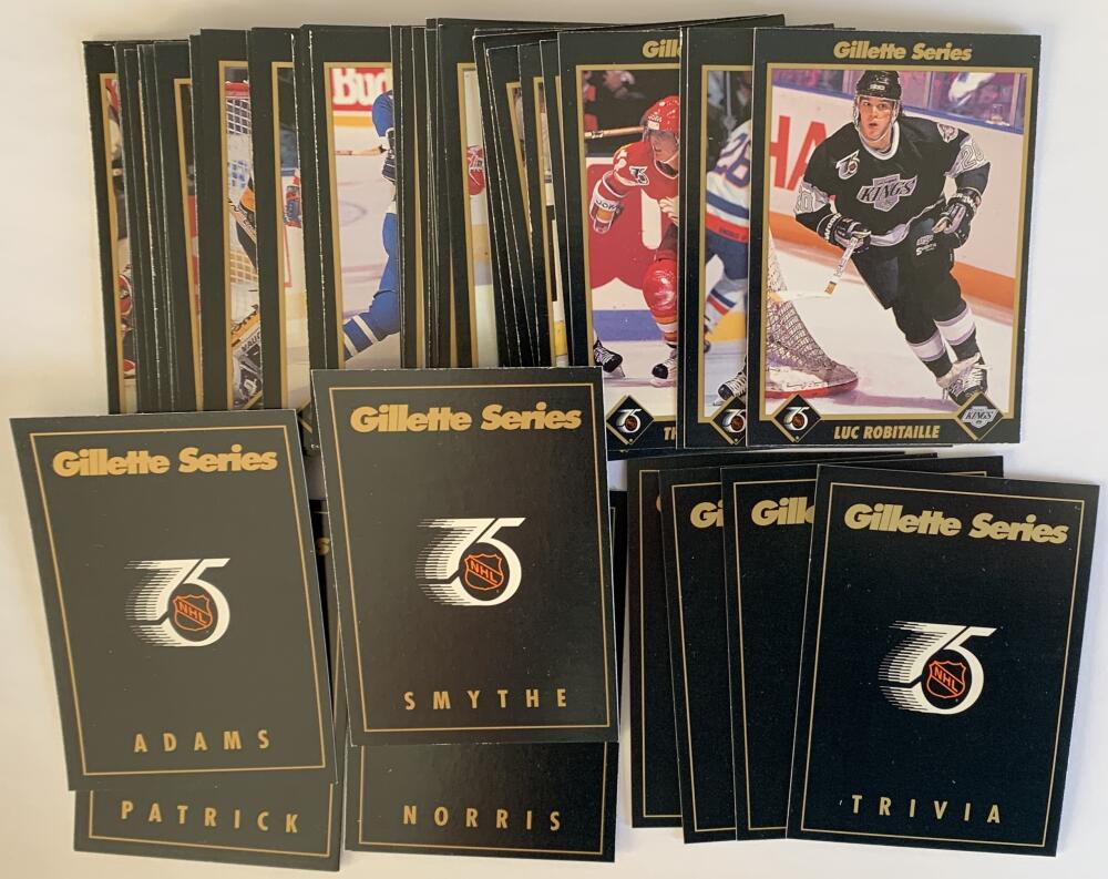 1991-92 Gillette Super Star Hockey set of 48 cards - VL59995 Image 1