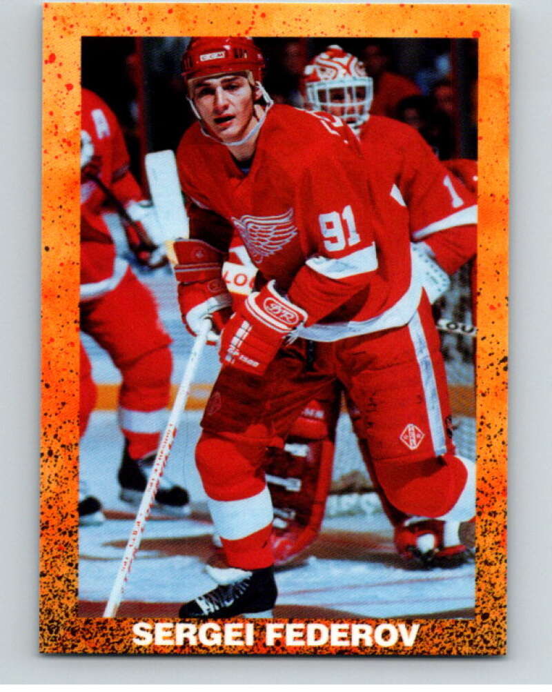 1990-91 Promo Sergei Fedorov Rookie Card V54963 Image 1