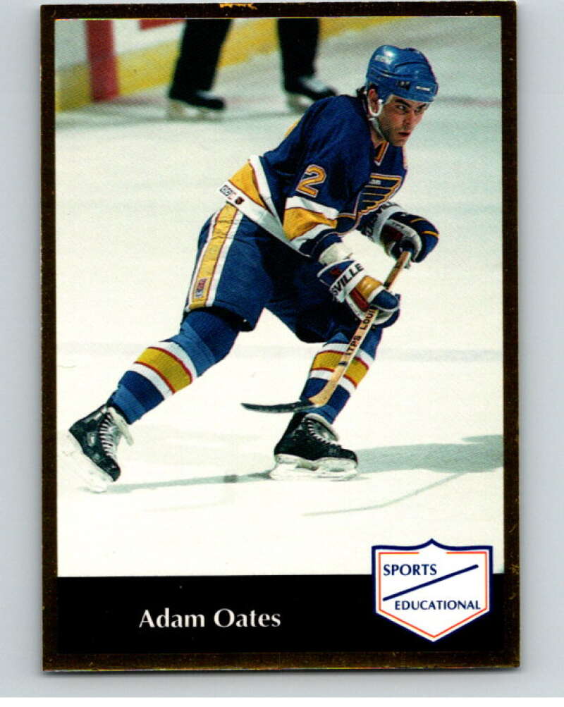 1991-92 Sports Educational Hockey #38 Adam Oates V54965 Image 1