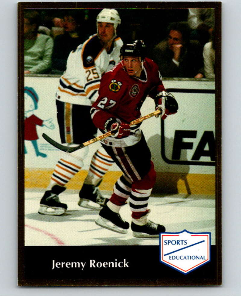 1991-92 Sports Educational Hockey #49 jeremy Roenick V54968 Image 1