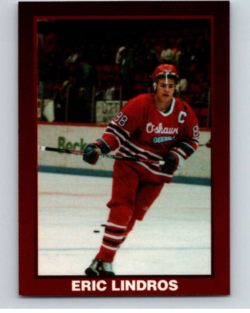 1990-91 Oshawa Generals Playoff Limited Card Eric Lindros 6125/12000 - V54980 Image 1