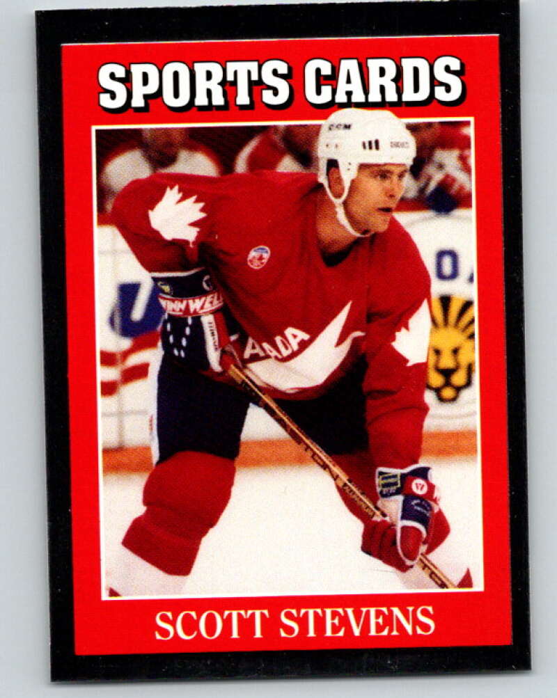 1991 Sports Card Magazine Card #21 Scott Stevens V54985 Image 1