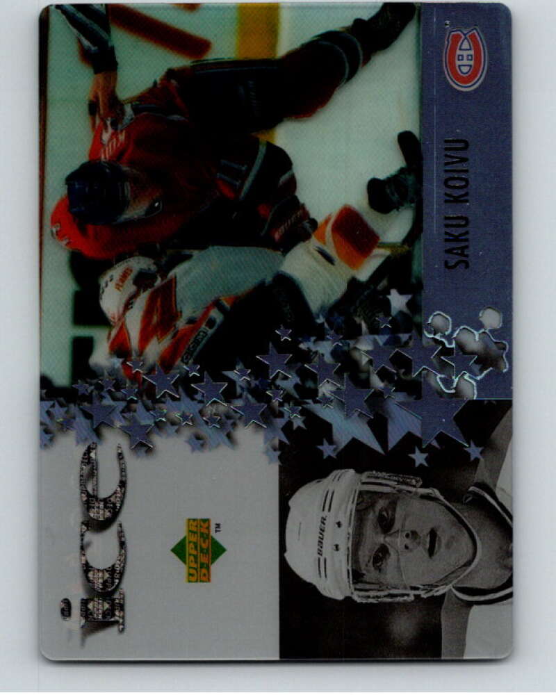 1997-98 McDonald's Upper Deck #4 Saku Koivu Montreal Canadiens V55008 Image 1