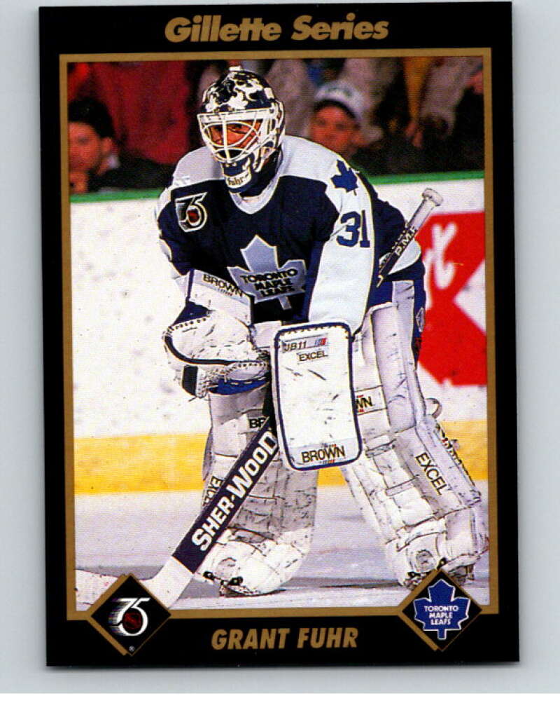 1991-92 Gillette Series Super Stars #19 Grant Fuhr V55091 Image 1