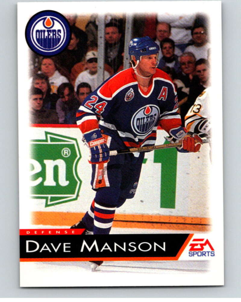 1994 EA Sports Hockey NHLPA '94 #43 Dave Manson V55159 Image 1