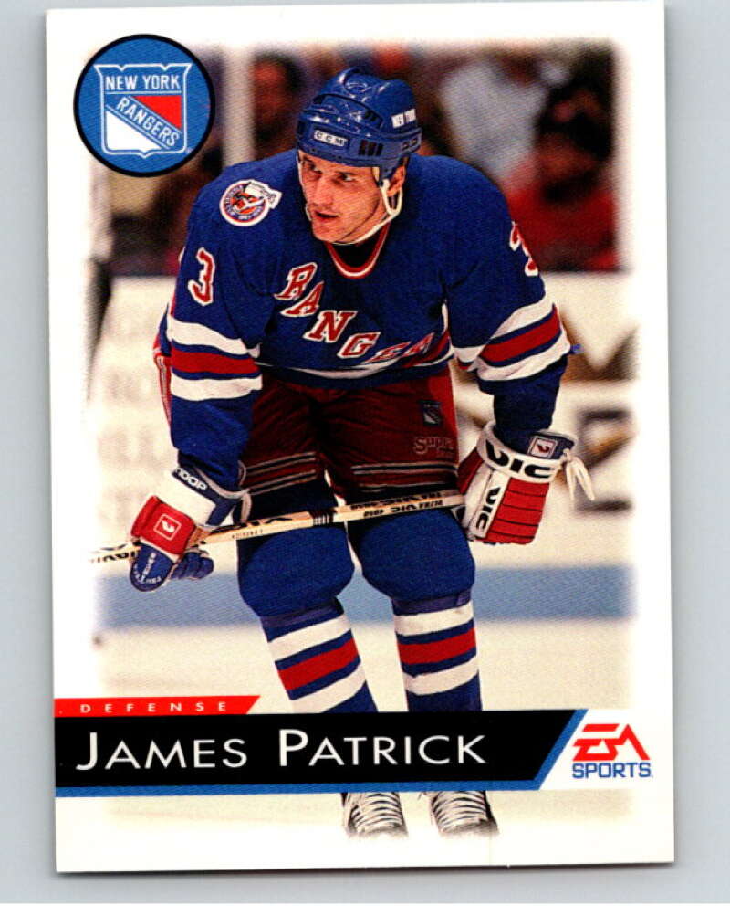 1994 EA Sports Hockey NHLPA '94 #86 James Patrick V55205 Image 1