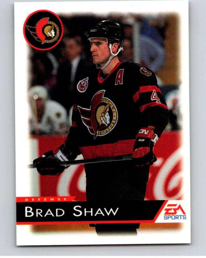 1994 EA Sports Hockey NHLPA '94 #92 Brad Shaw V55209 Image 1
