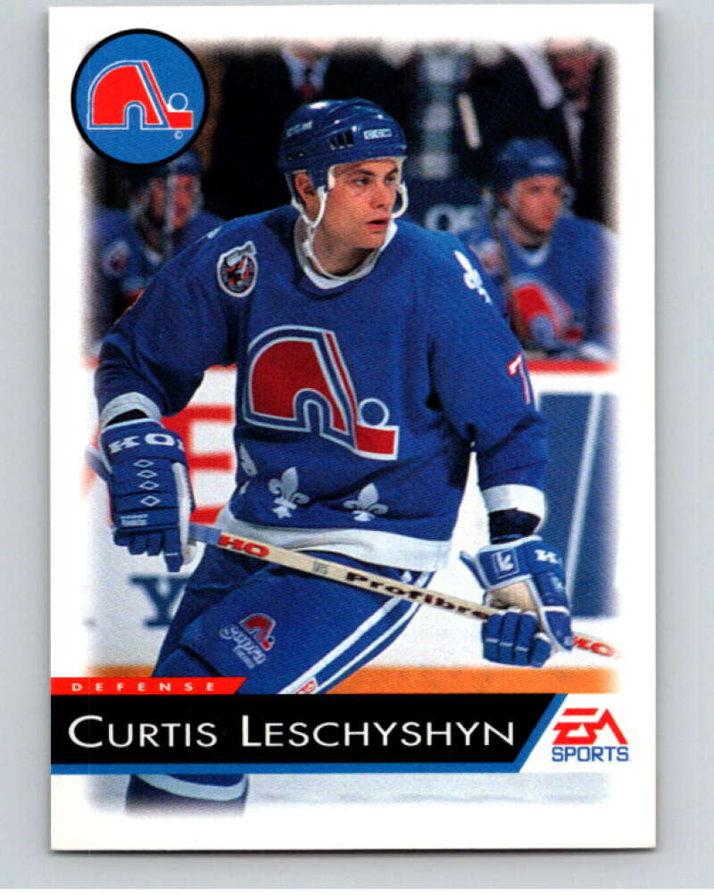 1994 EA Sports Hockey NHLPA '94 #110 Curtis leschyshyn V55232 Image 1