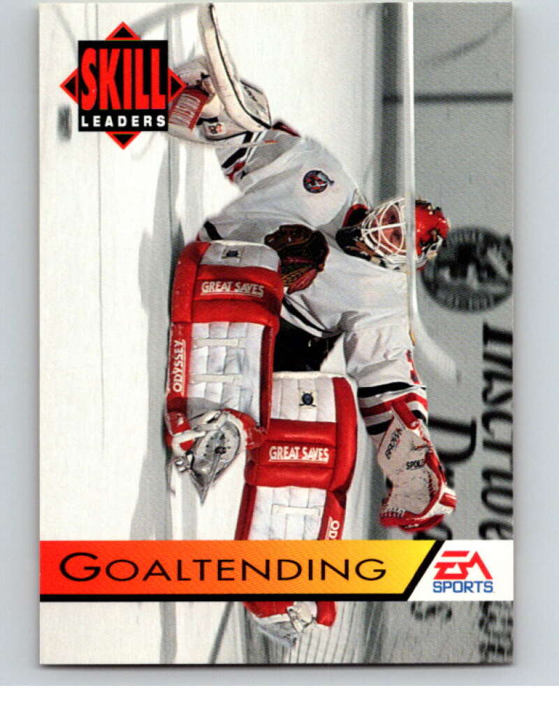 1994 EA Sports Hockey NHLPA '94 #187 Goaltending V55282 Image 1