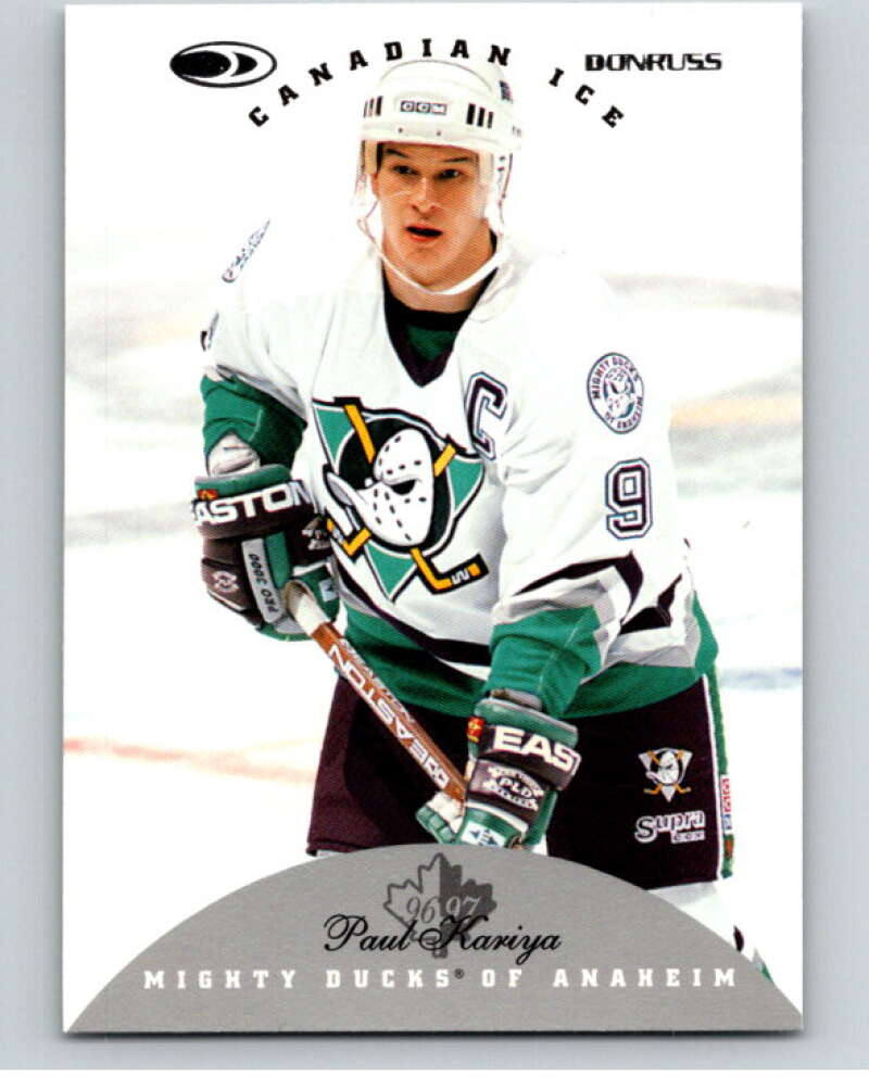 1996-97 Donruss Canadian Ice #3 Paul Kariya Anaheim Ducks V55291 Image 1