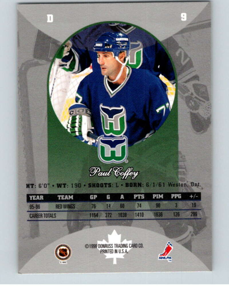 1996-97 Donruss Canadian Ice #9 Paul Coffey Hartford Whalers V55297 Image 2