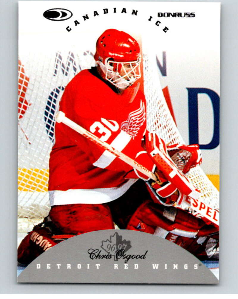 1996-97 Donruss Canadian Ice #10 Chris Osgood Detroit Red Wings V55298 Image 1
