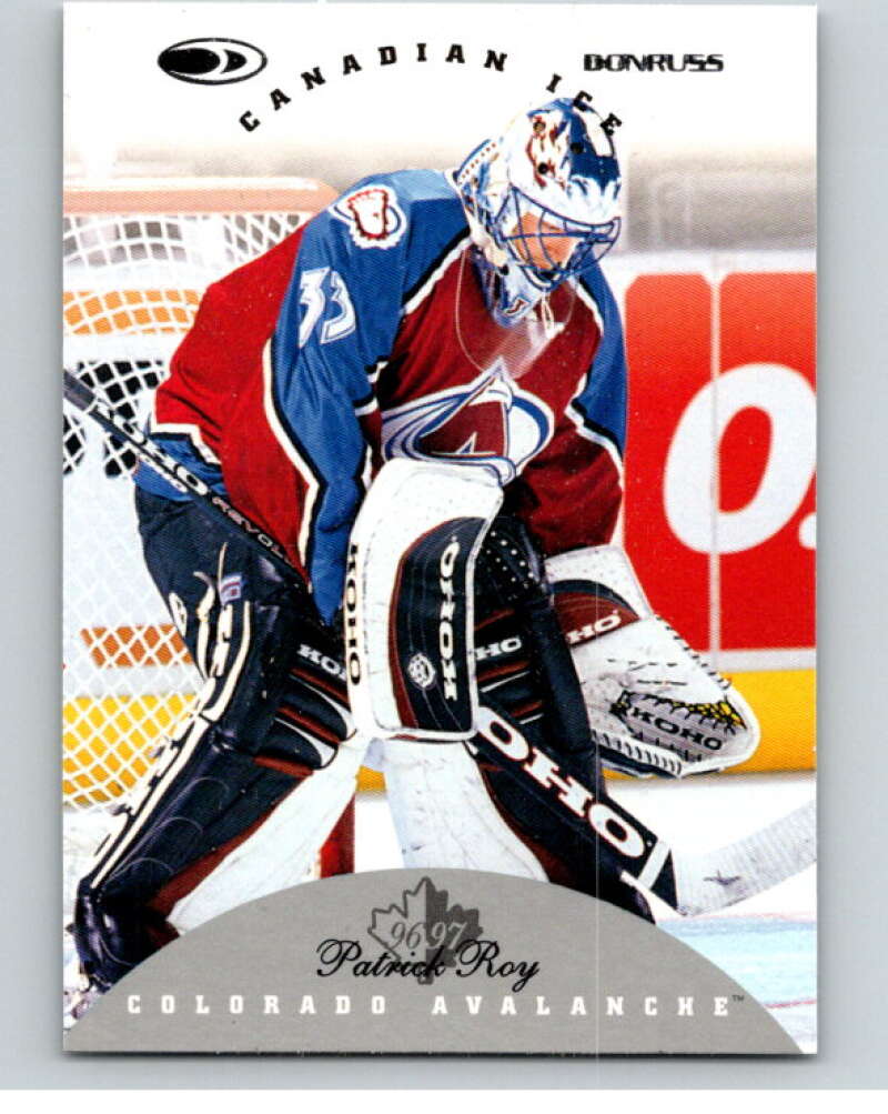 1996-97 Donruss Canadian Ice #19 Patrick Roy Colorado Avalanche V55307 Image 1