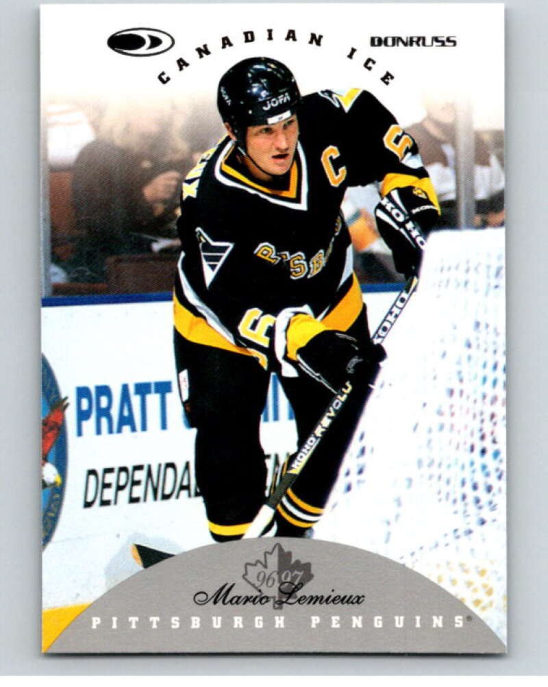 1996-97 Donruss Canadian Ice #31 Mario Lemieux Pittsburgh Penguins V55319 Image 1