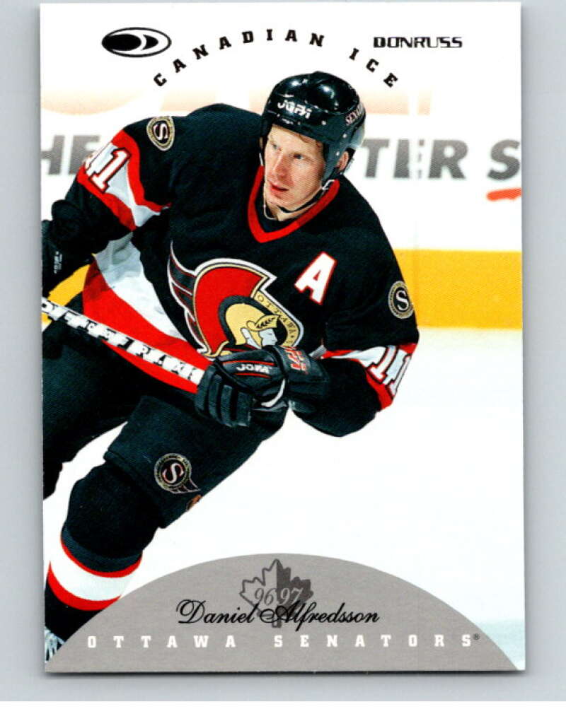 1996-97 Donruss Canadian Ice #34 Daniel Alfredsson Ottawa Senators V55322 Image 1