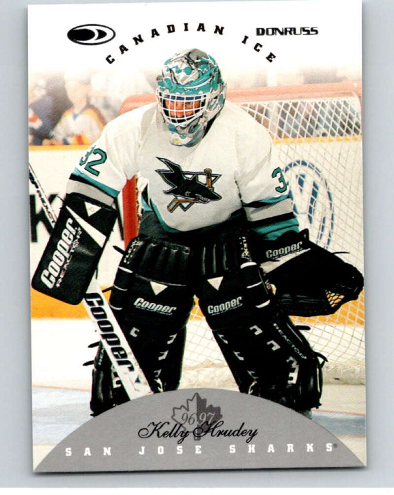 1996-97 Donruss Canadian Ice #36 Kelly Hrudey San Jose Sharks V55324 Image 1