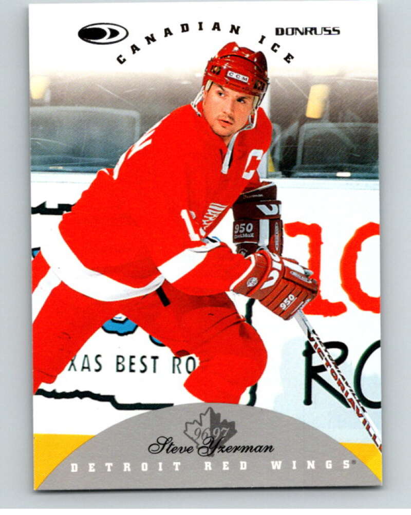 1996-97 Donruss Canadian Ice #39 Steve Yzerman Detroit Red Wings V55327 Image 1