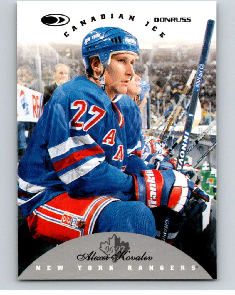 1996-97 Donruss Canadian Ice #41 Alexei Kovalev New York Rangers V55329 Image 1