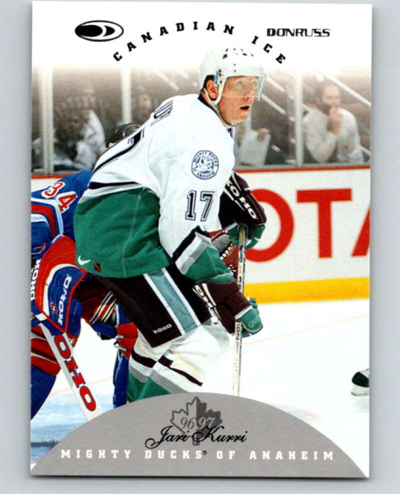 1996-97 Donruss Canadian Ice #49 Jari Kurri Anaheim Ducks V55337 Image 1