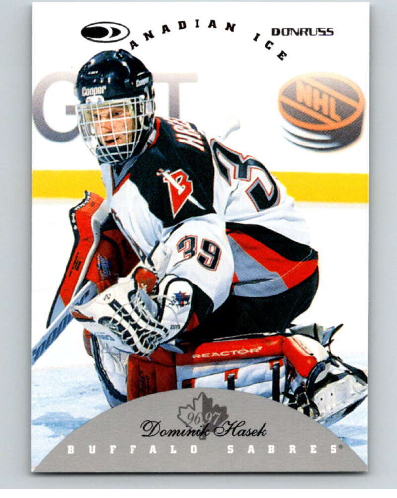 1996-97 Donruss Canadian Ice #60 Dominik Hasek Buffalo Sabres V55348 Image 1