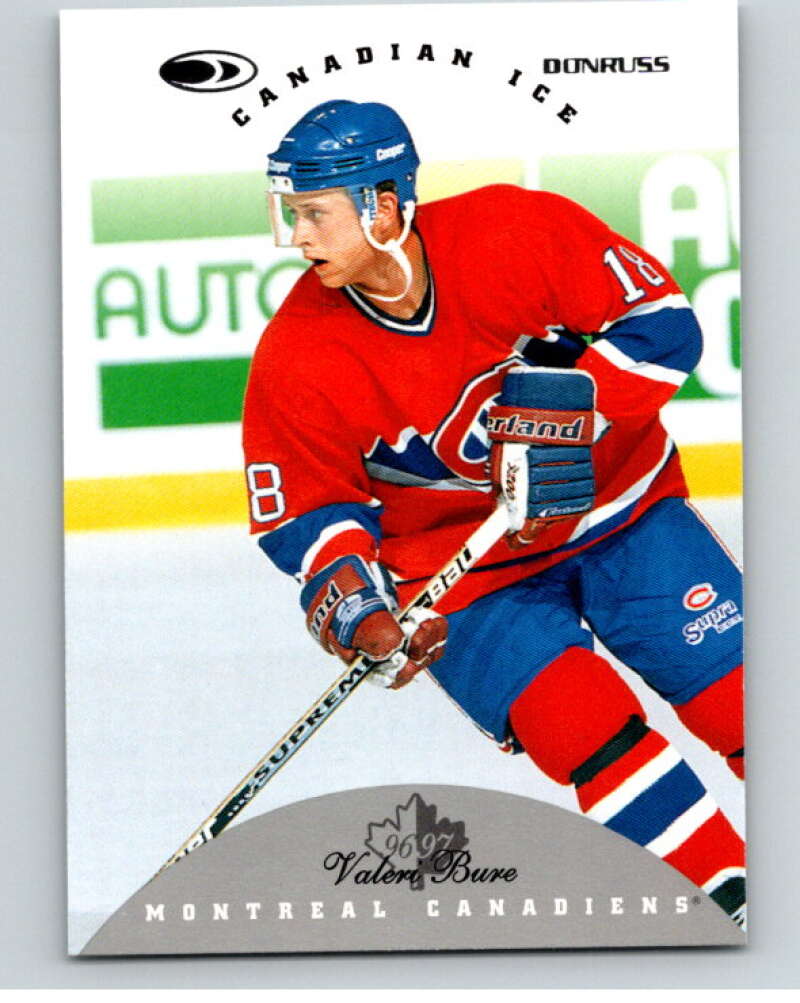 1996-97 Donruss Canadian Ice #69 Valeri Bure Montreal Canadiens V55357 Image 1