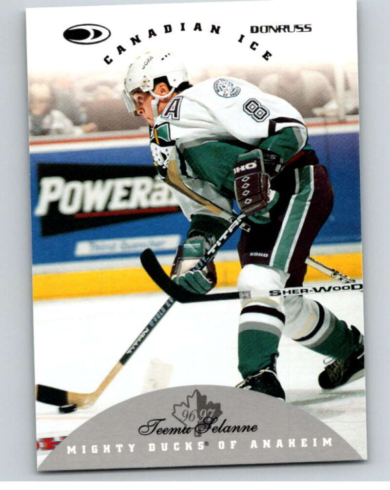 1996-97 Donruss Canadian Ice #85 Teemu Selanne Anaheim Ducks V55373 Image 1