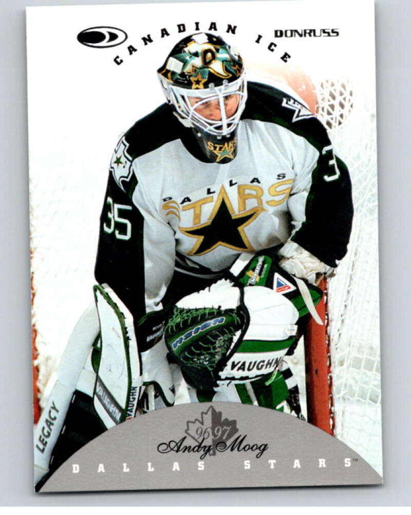 1996-97 Donruss Canadian Ice #90 Andy Moog Dallas Stars V55378 Image 1