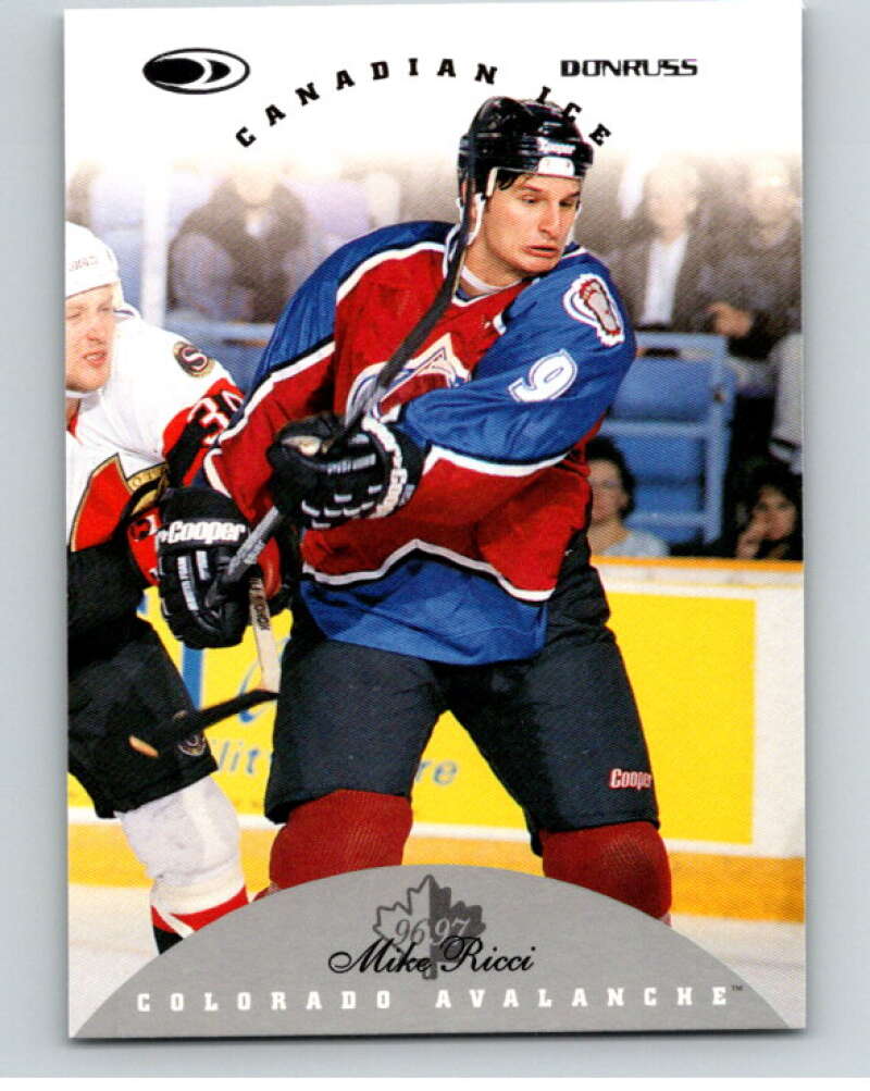 1996-97 Donruss Canadian Ice #99 Mike Ricci Colorado Avalanche V55387 Image 1