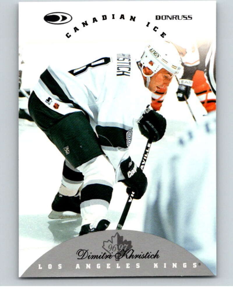 1996-97 Donruss Canadian Ice #105 Dimitri Khristich Los Angeles Kings V55393 Image 1